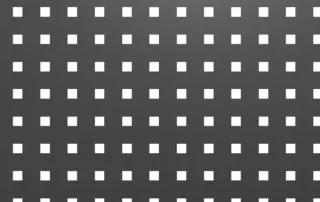 Tôle perforation carrée pour portails en aluminium personnalisés