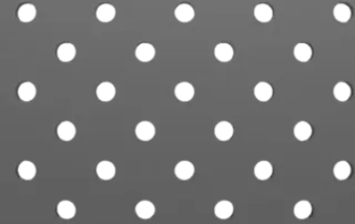 Tôle perforation ronde pour portails en aluminium personnalisés